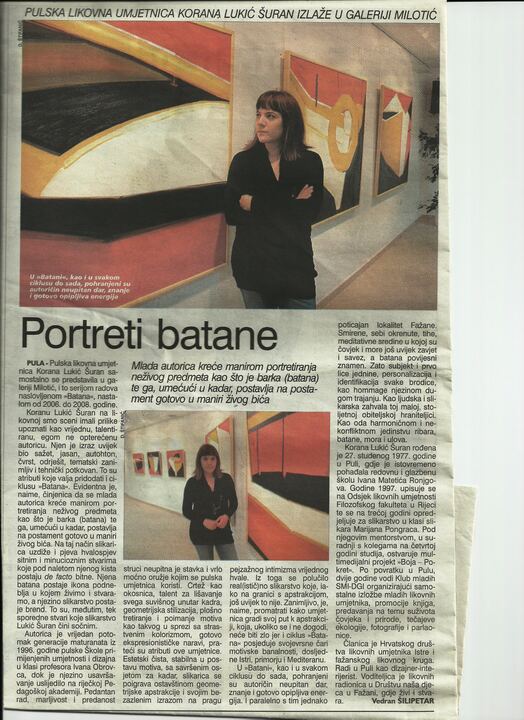 Novinski isječak: Portreti batane